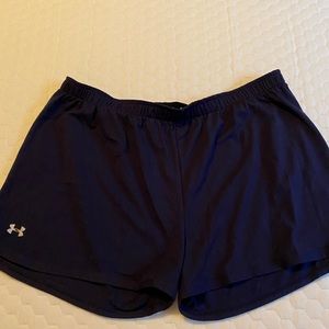 Large under armour stretch shorts never worn